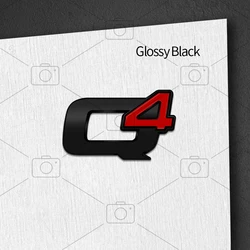 Premium Car Metal Logo Badge Steering Wheel Decal - Sleek Emblem Sticker Accessory (A Glossy Black)