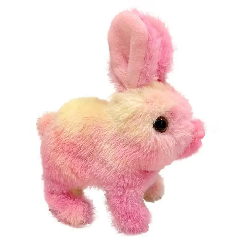 

Rabbit Stuffed Musical Toys Talking Singing Plush Toy Sensory Learning Development Musical Toy Electric Interactive Animated