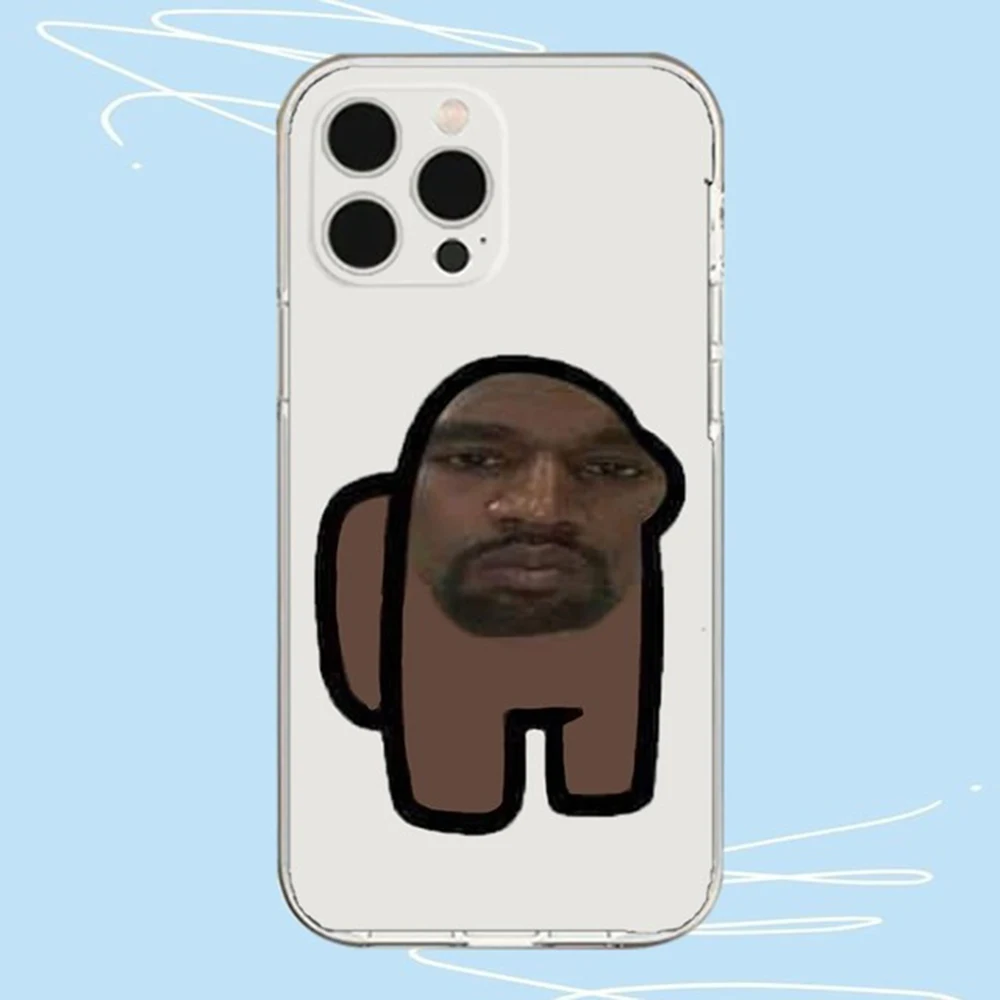 Kanye West YE Clear Soft TPU Phone Case - Humorous Design