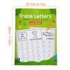 52Pages English 26 Letter Tracing Practice Book Copybook for Kid Children Learning Toys Workbook Montessori Alphabet 3