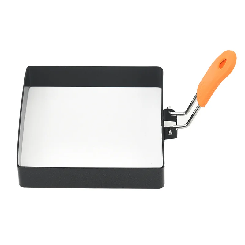 נירוסטה ביצה מטוגנת טבעת ללא מקל מרובע פנקייק מאפינס אומלט יצרנית טיגון בישול כלי אביזרים למטבח