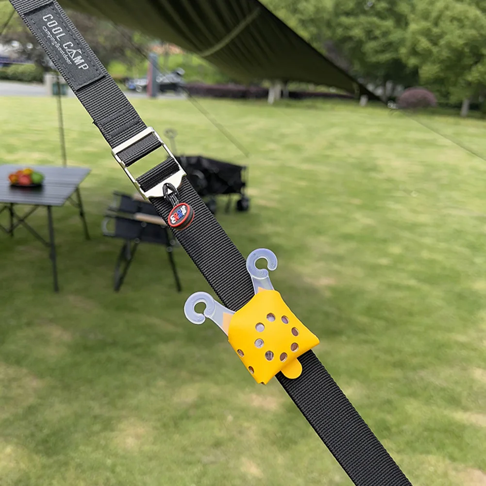 

Camping Campsite 5M Storage Strap Portable Lightweight Finishing Hook For Camping Kitchen Gear