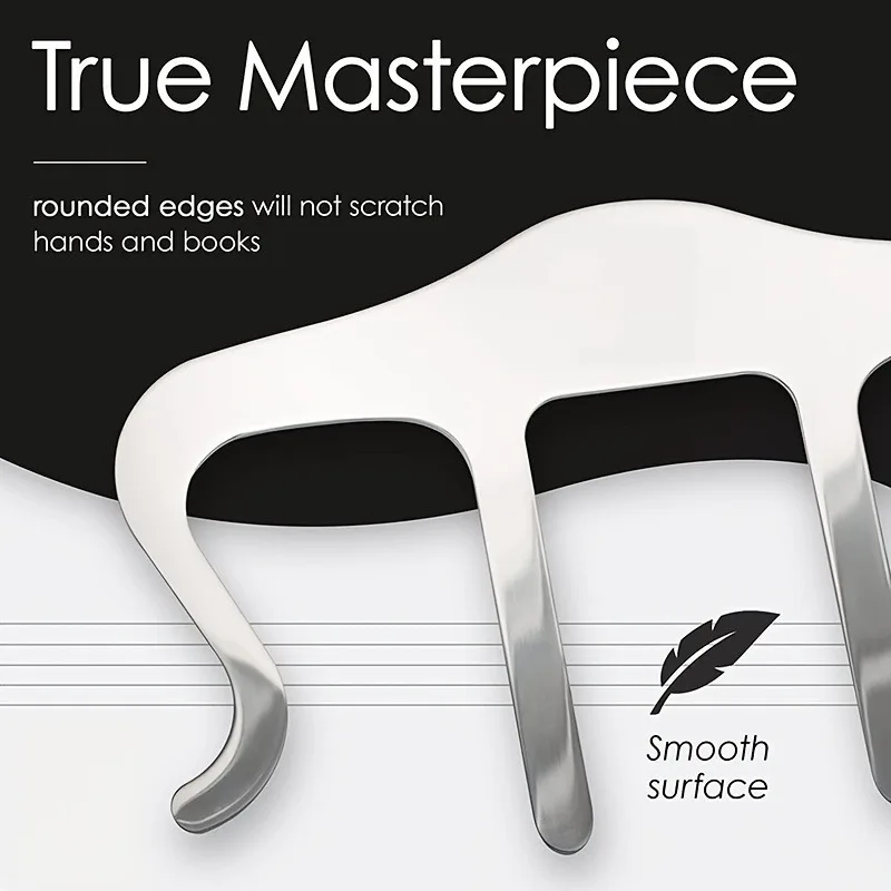 1pc Music Book Clip - Effortlessly Holds and Displays Sheet Music for Easy Reading, Perfect for Piano, Guitar