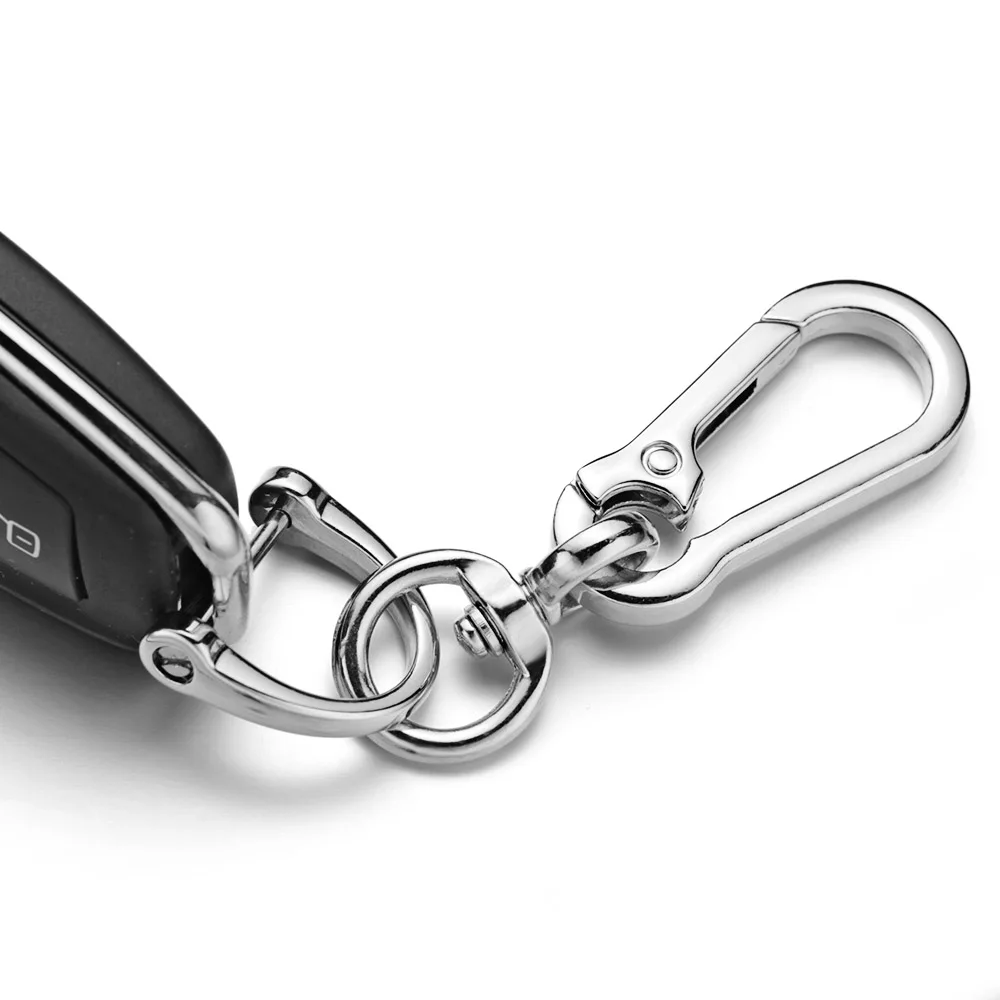 Leather Keychain - Compact Key Holder Key Ring Organizer for Bulk Keys Car  Fob | eBay