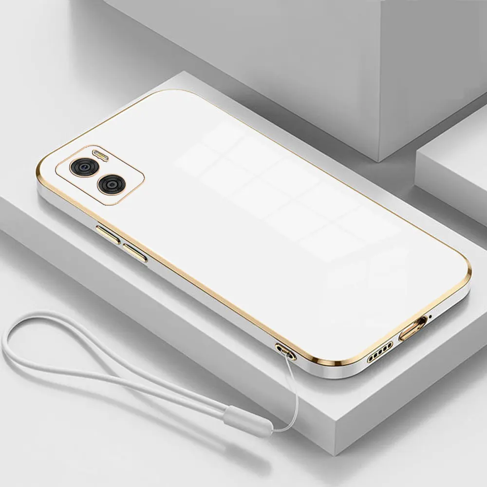 Luxury Square Plating Shockproof Case for Motorola - Enhanced Protection and Style
