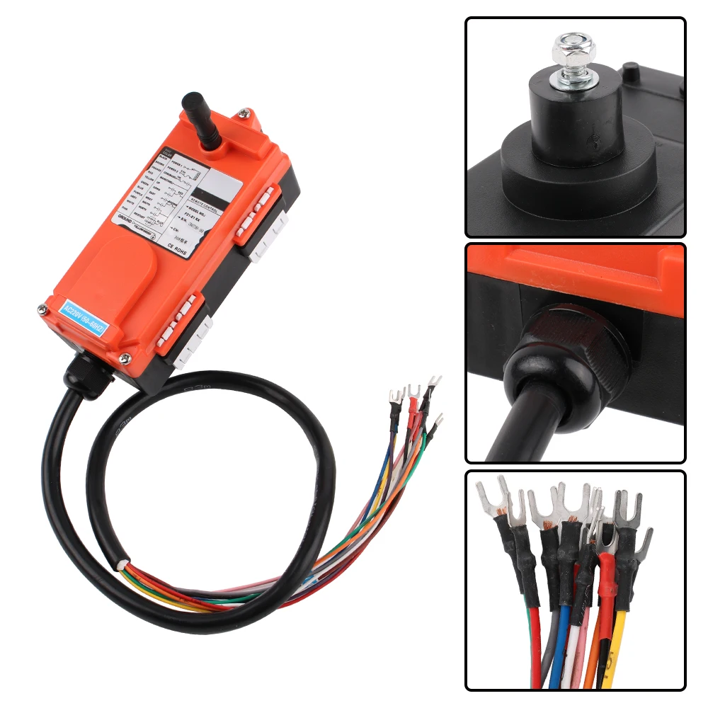 DWMD Marke 1 Sender 1 Empfänger von F21-E1B Industrielle Drahtlose Radio Fernbedienung Schalter 380VAC 220V DC12/24V Lift Kran – Detail 3