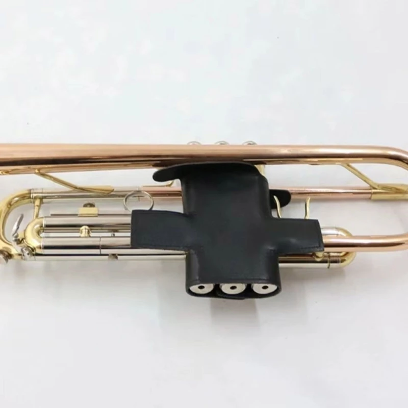 Trumpet Valves Sleeve PU Leather Texture Trumpets Accessories Instruments Parts for Rehearsals and Practice