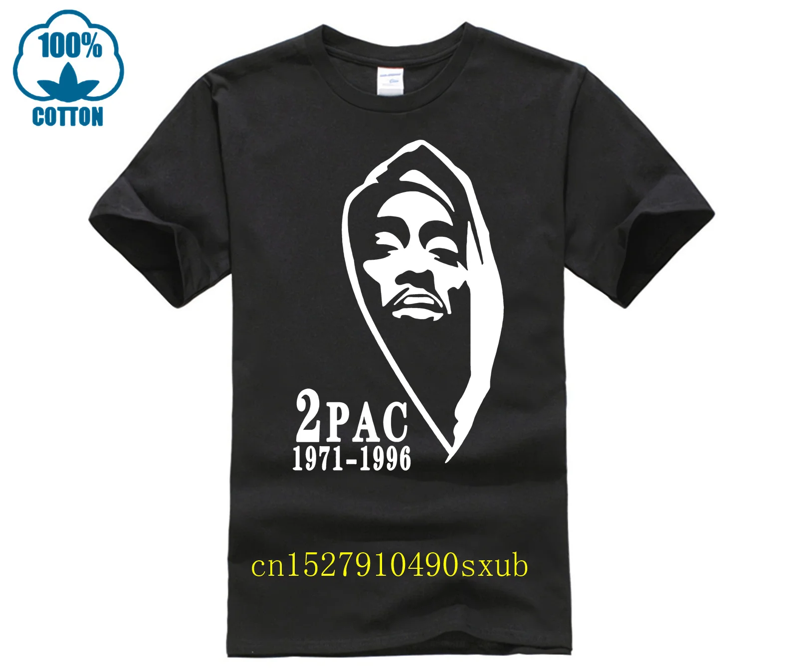 2Pac T Shirt Tupac Hip Hop Tshirt Uomo Hiphop Tee 2 Pac Hip Hop T Shirt Streetwear Abbigliamento Plus Size