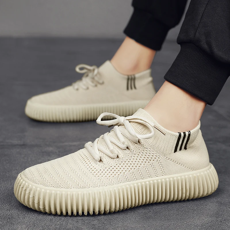 Sneakers Men Casual Shoes Skateboarding Men Flat Brand Fashion Mesh Shoes Breathable Non-slip Tennis Sports Shoes Student 6