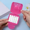 Creative Portable Women Tampons Storage Box Holder Tool Travel Outdoor Set Supplies Plastic Cosmetic Cotton Jewelry Storage Box 3