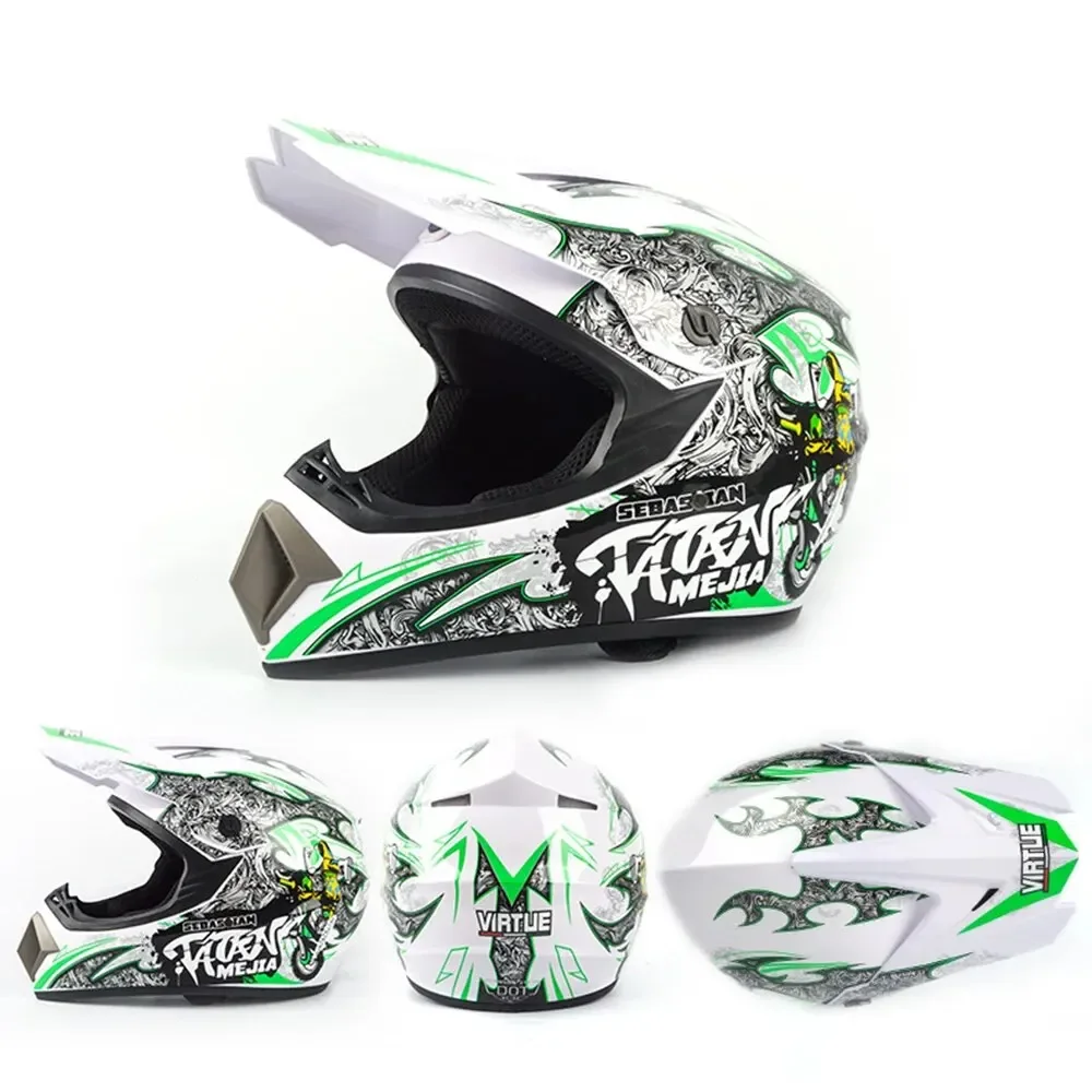 Universal Full-Coverage Motorcycle Helmet for Men And Women Moto Scooter Helmet Personality Four Seasons Gift