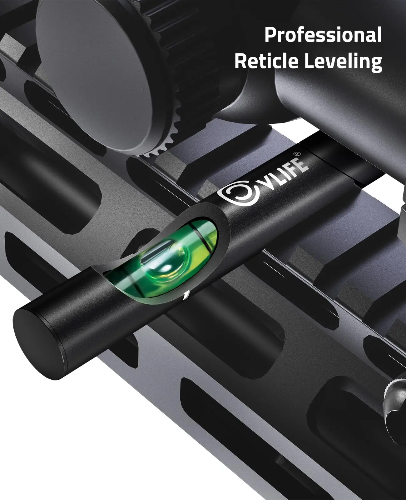 MIDTEN Scope Leveling Kit Professional Picatinny Level with Heavy-Duty Construction Rail Bubble Compact Size Tool for All Combin