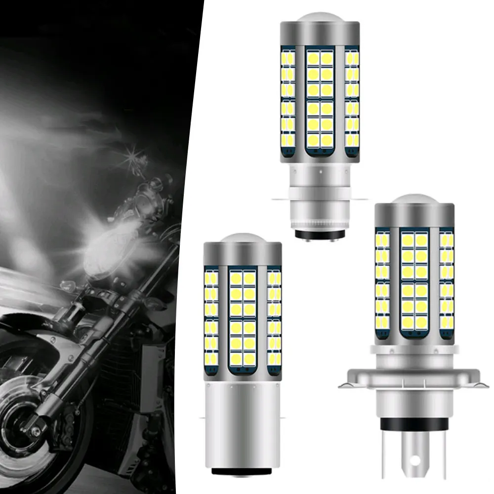 

12V 6000K H4 Led Motorcycle Headlight LED BA20D P15D Lamp 108Pcs Chips LED Motorbike Lamp Fog Lamp Moped Scooter ATV Lamp