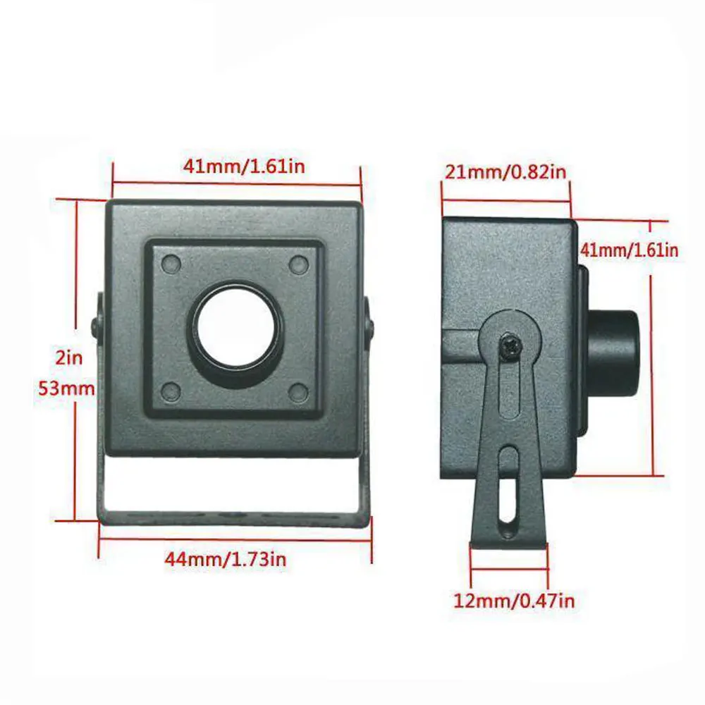 Security Camera Cover CCTV Metal Mini Box Camera Housing Case For Sony CCD 38x38 AHD 1080P IP Cam PCB DVR Surveillance System
