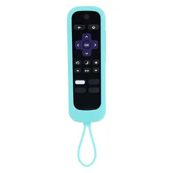 Luminous Silicone Protective Cover for Streaming Media Remote Control (Blue)
