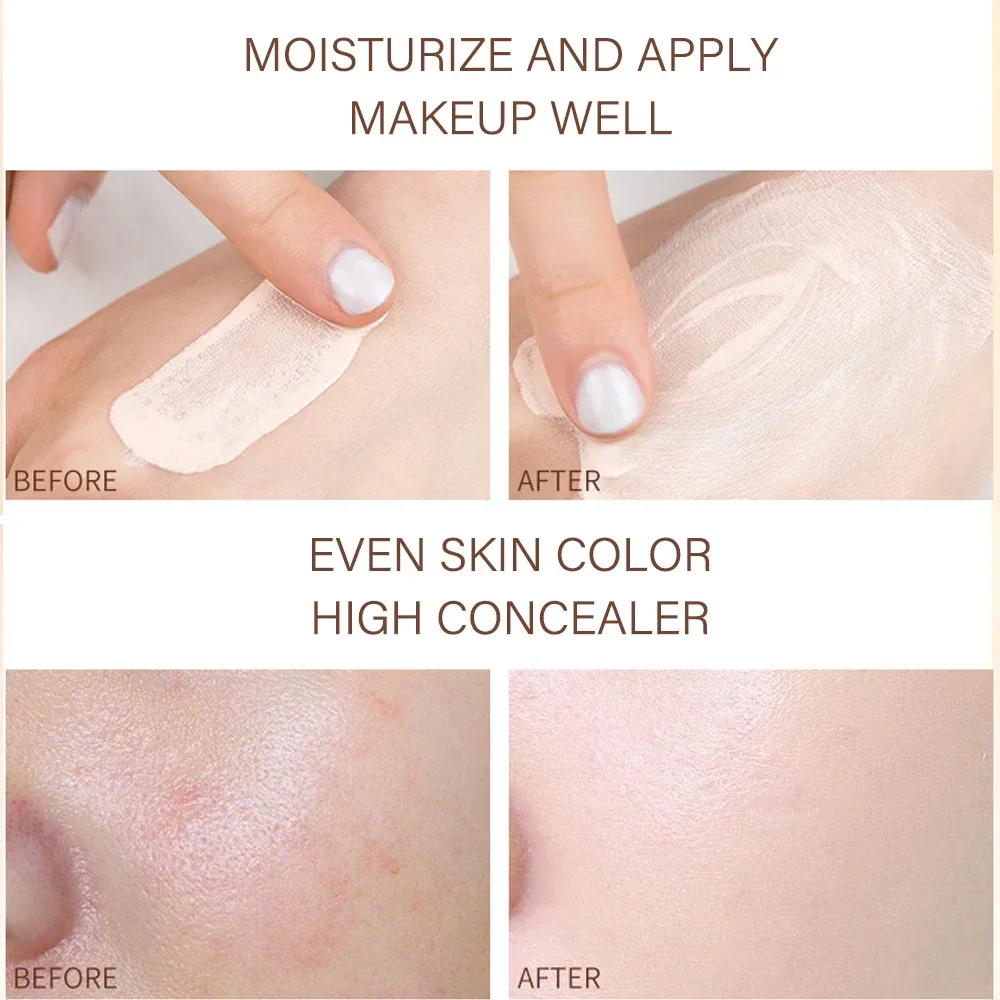 BB Cream Face Cream Cushion Foundation Matte Face Foundation BB Cream Makeup Lasting Moisturizing Cover Up Acne Marks Oil Control Whitening Concealer Contour Cosmetic