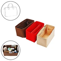 25 30 35 Felt Cloth Insert Bag Organizer Makeup Handbag Organizer Travel Inner Purse Portable Cosmetic Bags 2