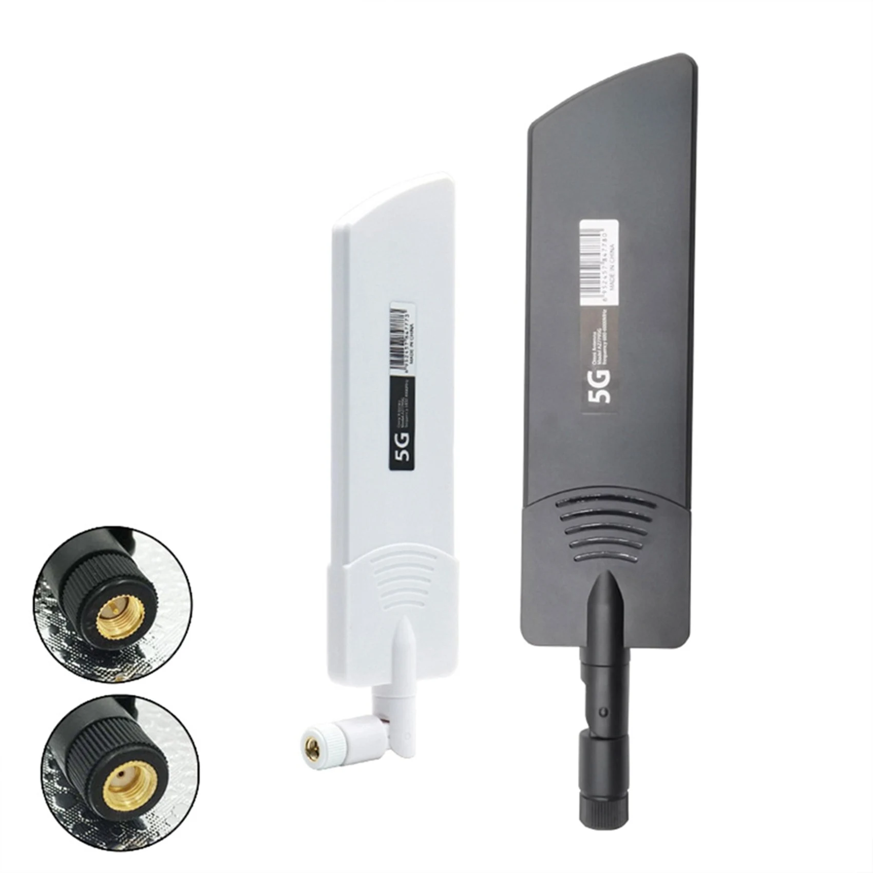 Newest 600-6000Mhz Flexible Fold Wireless Router 2G 3G GSM GPRS 4G 5G High Gain 40 DBi LTE Signal Booster WIFI Antenna Black A
