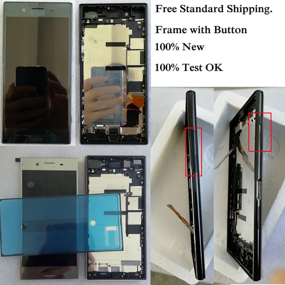 Shyueda IPS 100% новый A + для Sony Xperia XZ Premium G8142 G8141 5 46 &quot3840x2160 10 тонов ЖК-дисплей сенсорный