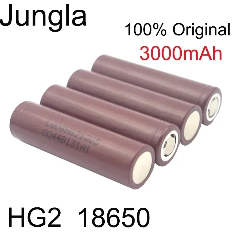 

100% New Original HG2 18650 3000mAh Battery 3.7V Discharge 20A Dedicated For Power Rechargeable