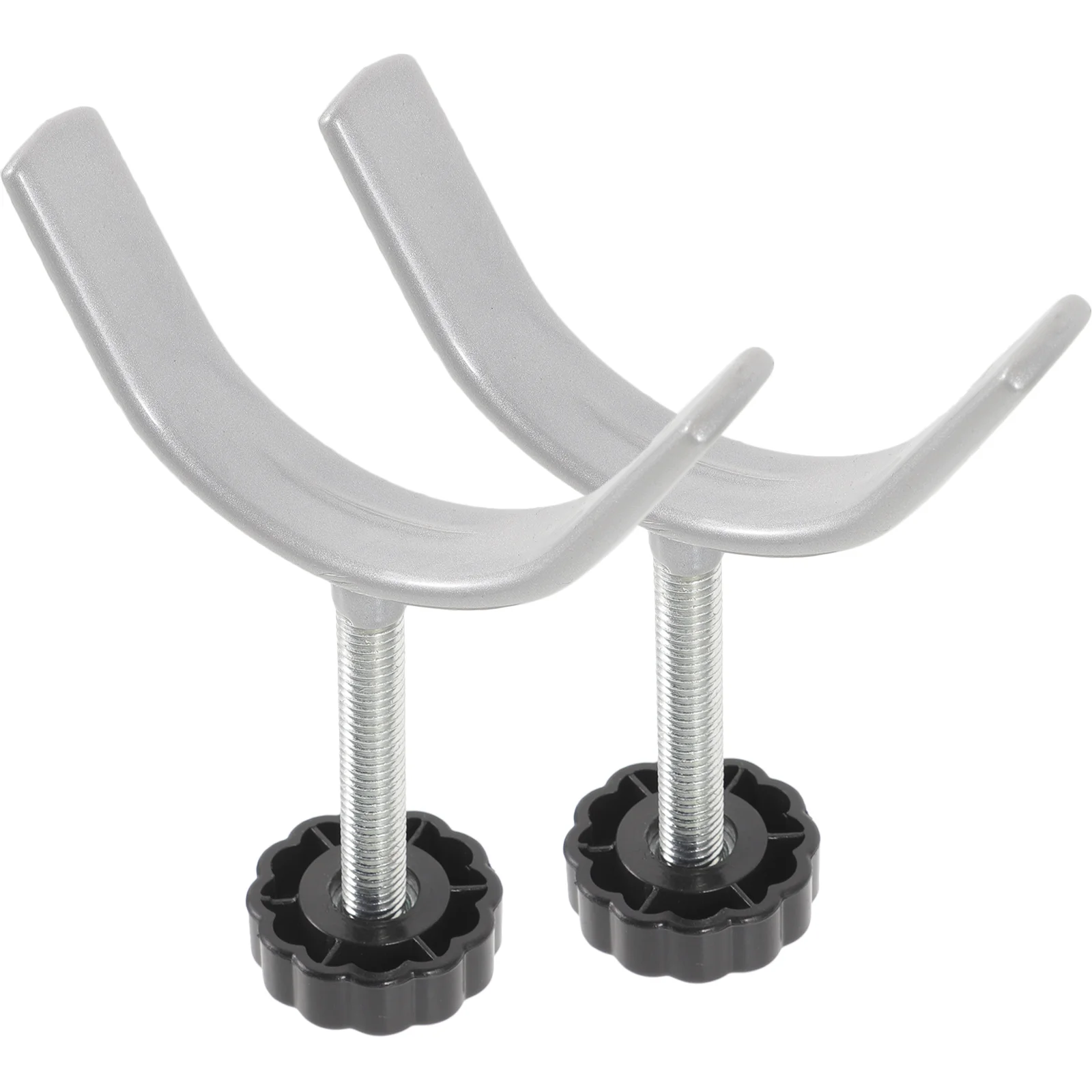 2 Pcs Pet Isolation Fence Crib Screws Kids Gate Bolt Steel Core Threaded Rods Baby Parts Sturdy Steel Easy Install No Drill