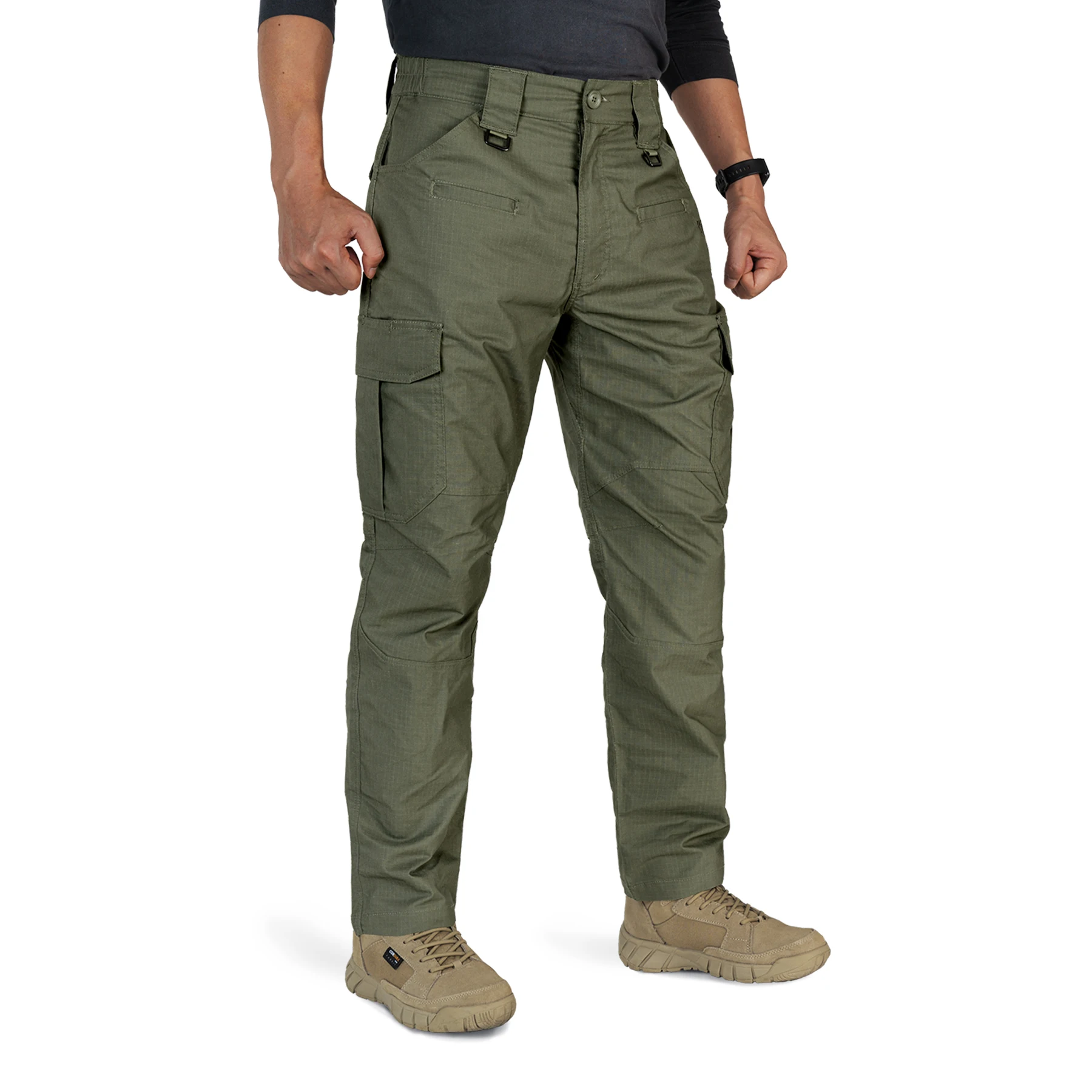 IDOGEAR Tactical Pants With Large Pockets Ranger Green Cargo 3213