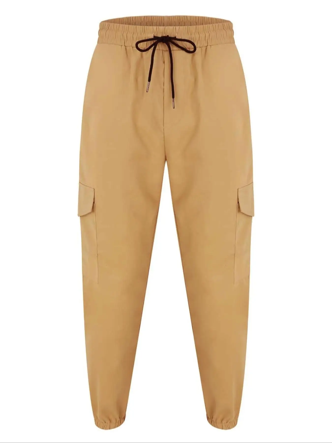 Herren Cargohose mit Taschen und Kordelzug, Regular Fit, Lässige Modehose für den Alltag – Detail 10