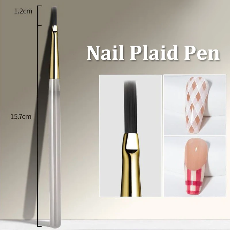 Pennello per Nail Art, Penna per Linee Acriliche, Strisce, Griglie, Fiori, Farfalle, Pennelli per Acquerello, Gel UV, Design Fai-da-Te per Manicure - immagine 2