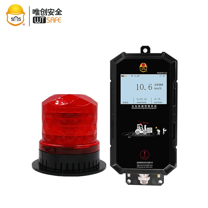 

Person vehicle proximity detection sensor system UWB anti-collision forklift pedestrian detection system by remote control