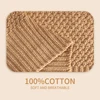 Kangobaby #My Soft Life# All Season Cotton Kinnted Shawl Baby Wool Blanket Newborn Wrap Infant Quilt Stroller Cover 3