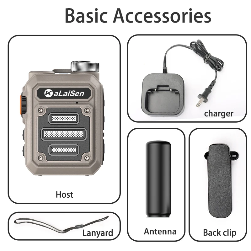 KaLaiSen-Talkies-walperforés TD630 UHF, longue portée, sans fil, copie morte, radio bidirectionnelle, portable