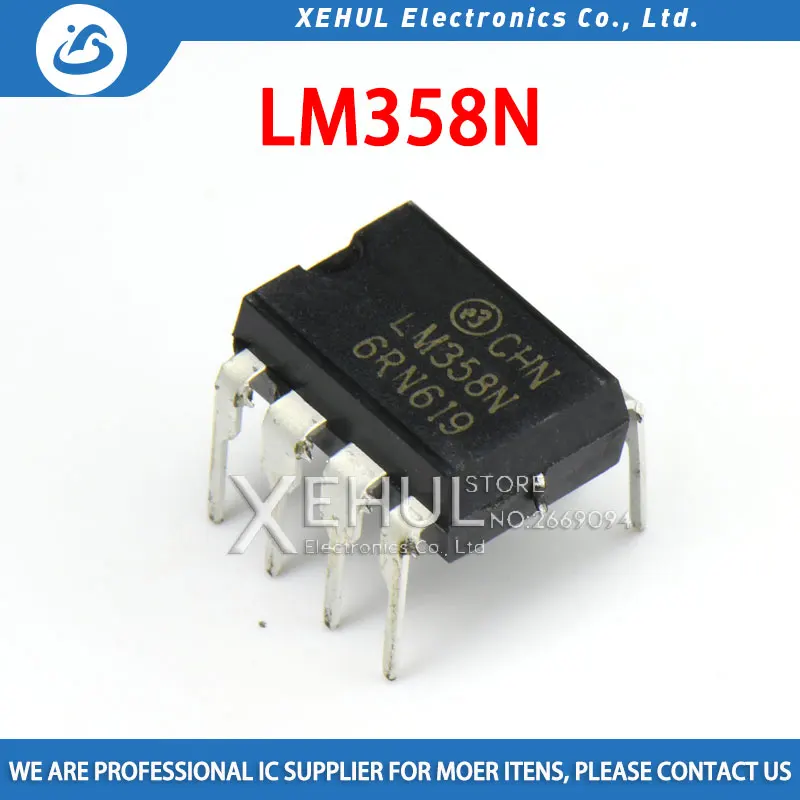 

20PCS UA741 LM324 LM393 LM339 NE555 LM358 DIP LM358N LM324N LM339N LM393N NE555P UA741CN LM386N LM567CN LM833N Amplifier Circuit