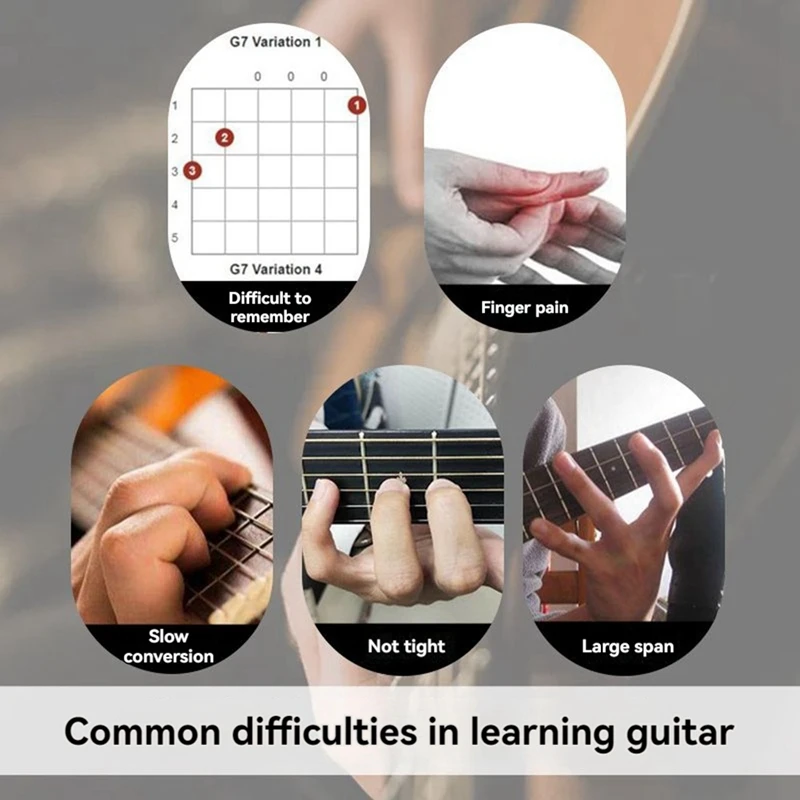 (NEW) Coustic Guitar Aid Tool Beginner Trainer Practice Tool Guitar Auxiliary Artifact Teaching Aid For Beginners