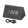 Package Content 1 Data Cable 1 Instructions 1 Wooden Alarm Clock Wooden Wood Clock LED Alarm Digital Desk Clock 2