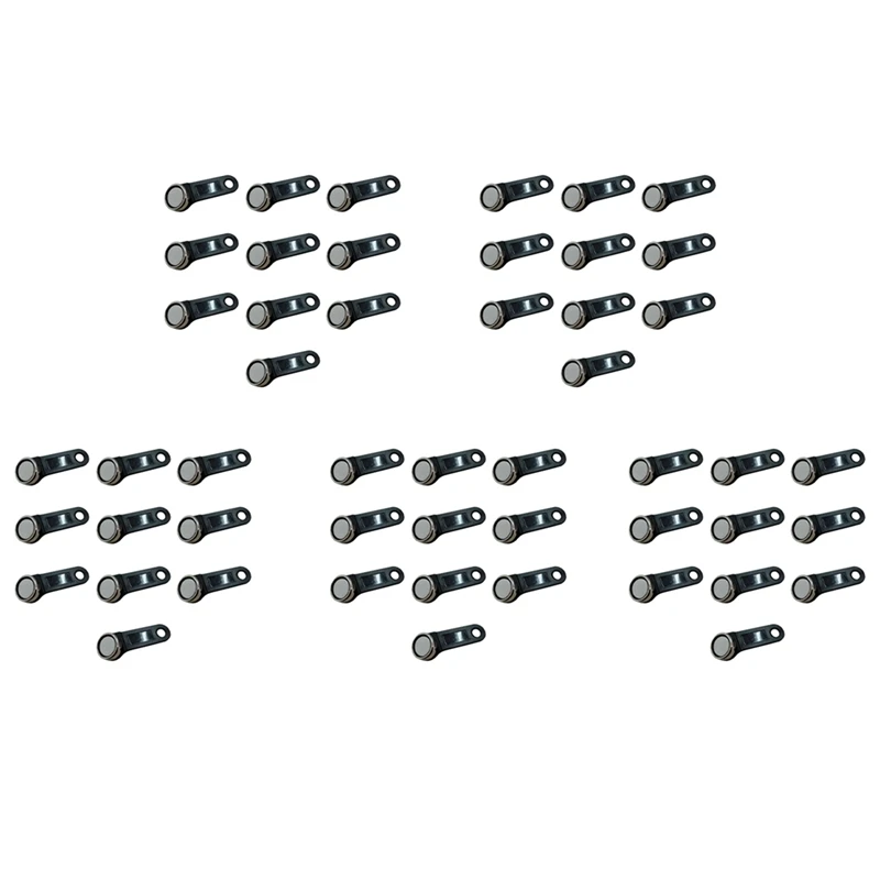 

50Pcs DS1990A-F5 TM Card Ibutton Tag With Wall-Mounted Black