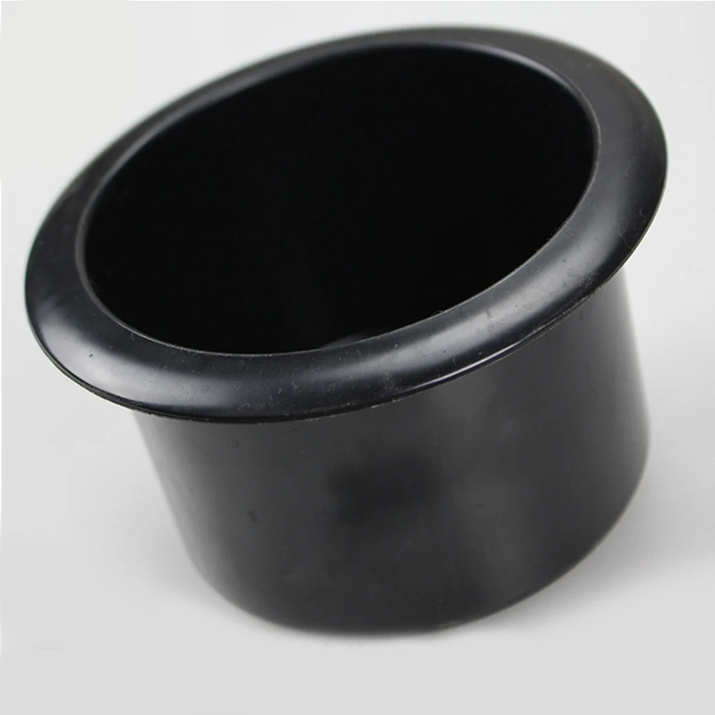 Plastic Black Cup Replacement CupDrink Holder Holder Insert Black Storage Cup for Sofa Recliner RV Car Poker Table