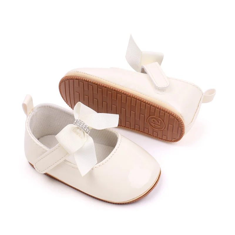 0-18months Baby Girls Princess Shoes Cat Pattern Mary Jane Flats Dress Leather Shoes For Newborn Toddler Girls