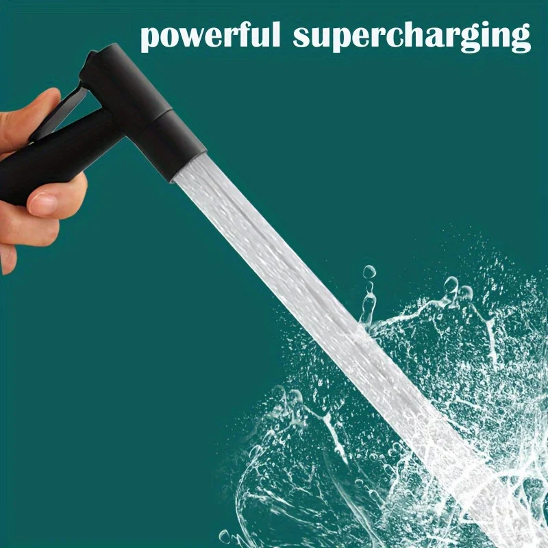 Stainless steel bathroom accessory set suitable for bathrooms, modern dual-mode bathroom with dual outlet angle valves