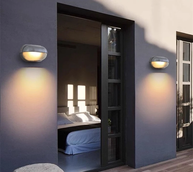 Outdoor Retro LED Wall Lamp Image 24