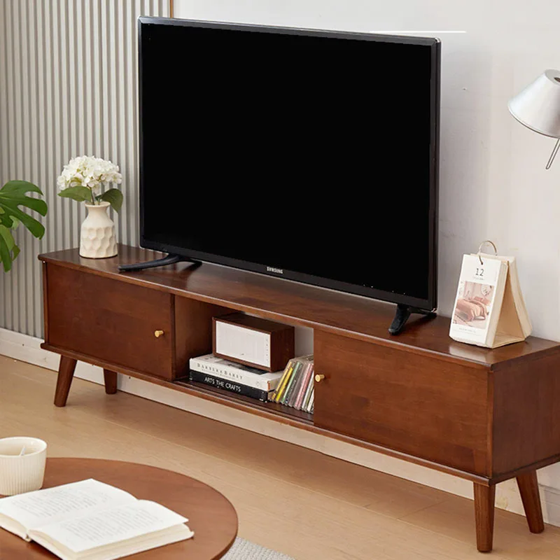 소박한 TV 스탠드 단단한 나무 모니터, 럭셔리 야간 TV 캐비닛 보관 디스플레이 선반, 모바일 Muebles Para El Hogar 홈 가구