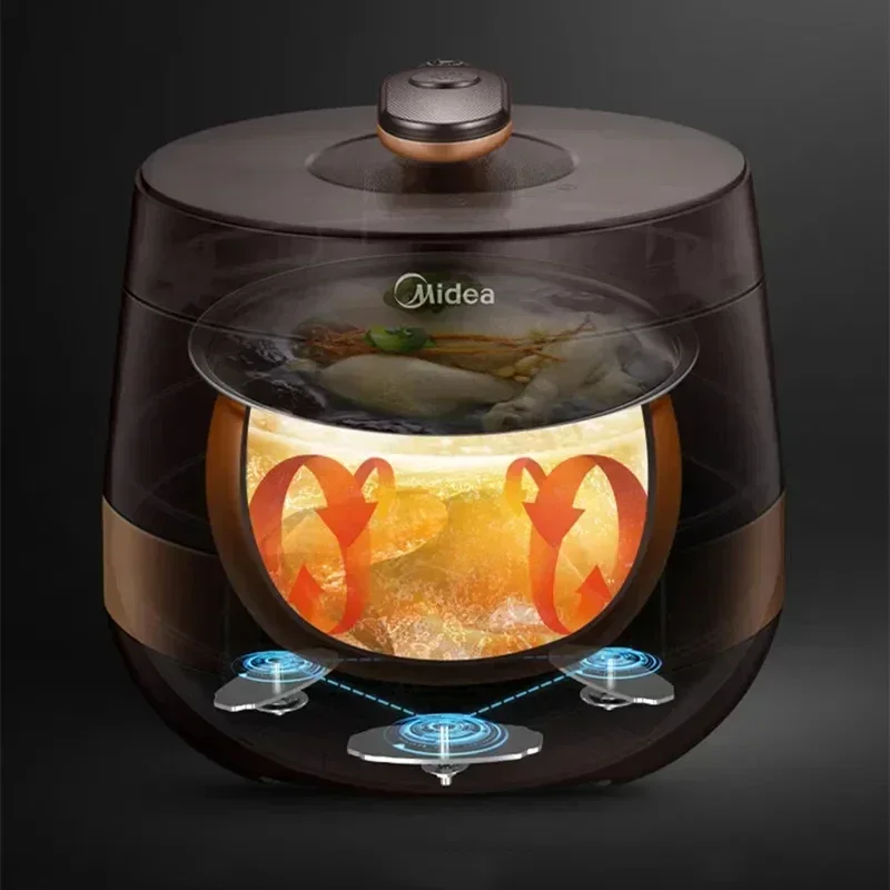 Midea Automatic Pressure Cooker Intelligent 4.8L 6L Rice Cooker Multi-functional Non-stick Electric Pressure Cooker Multicooker 3