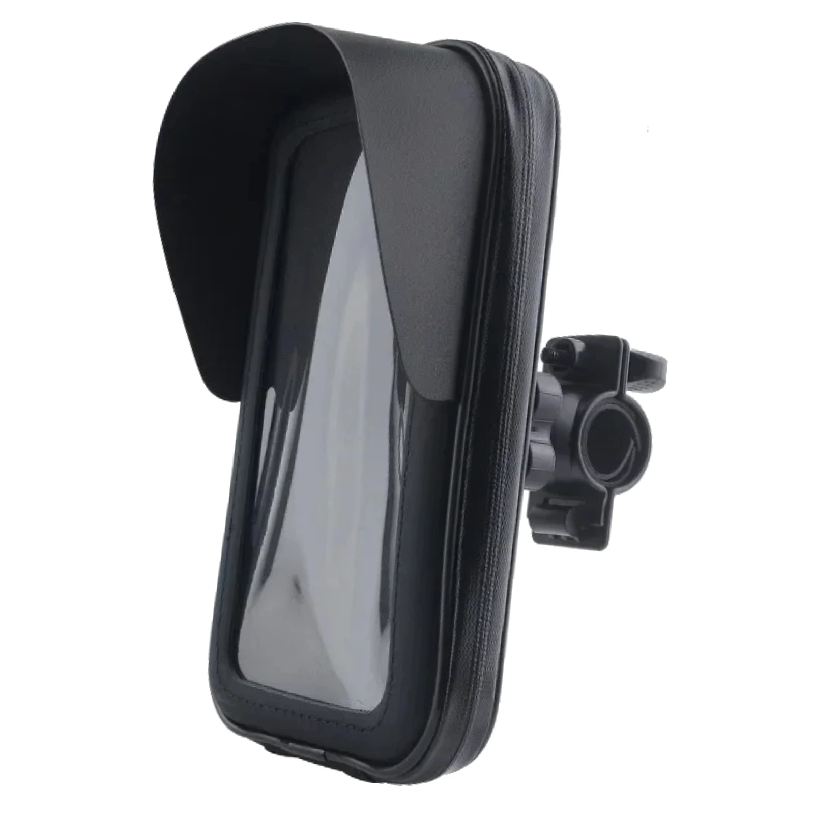With sun visor