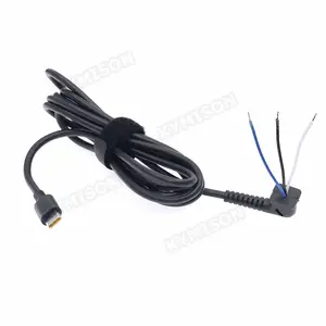 Adaptador USB C a Punta Delgada, cargador cuadrado de 100W, convertidor a tipo  C para Lenovo Thinkpad, Samsung S8/S9/Note, Surface - AliExpress