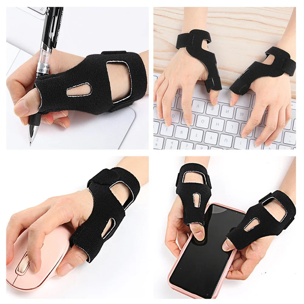 BYEPAIN 1Pcs Thumb Support Brace, Trigger Thumb Spica Support Brace Stabilizer for Pain, Sprains, Arthritis, Tendonitis 6
