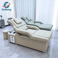XinSheng Lit de lavage et de fumigation des cheveux, Station SPA pour salon, Table de massage, Lits de massage, Mobilier commercial pour salon de coiffure 5