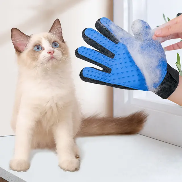 Pet Grooming Glove Brush 4
