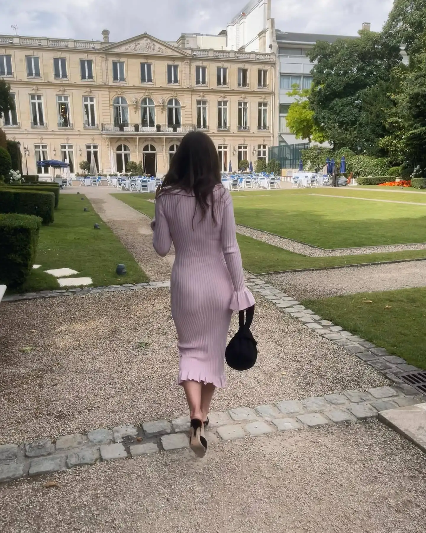 Knit Fashion Ruffled Maxi Dress Women Ribbed Slim Scoop Neck Elegant Knitwear Party Dress Gown Female Long Dress Autumn