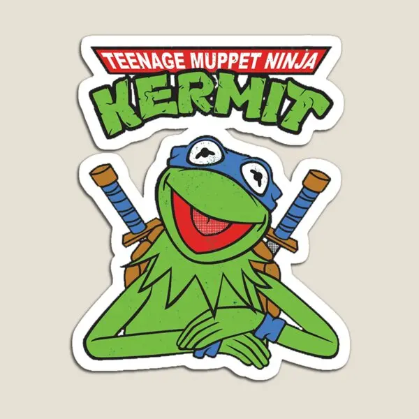 Adolescente Muppet Ninja Kermit Magnete Magnetico Divertente Supporto Frigorifero Giocattolo Bambini Bambini Carino Per Frigorifero Organizzatore Casa