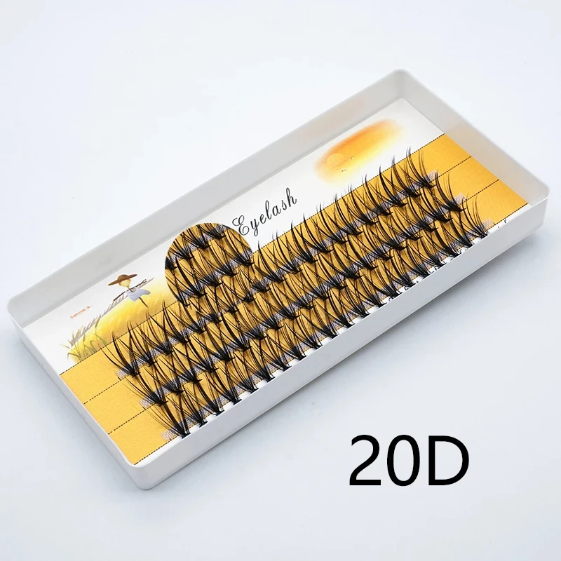 Wimpern Cluster 20D/30D Einzelne Wimpern Natürliche Wimpern Erweiterung 60 Bündel/Kasten Make-up Werkzeuge Weiche Kasten Wimpern Großhandel – Detail 6