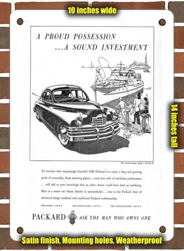 

Металлический знак-1948 Packard Super Eight Sedan - 10x14 дюймов